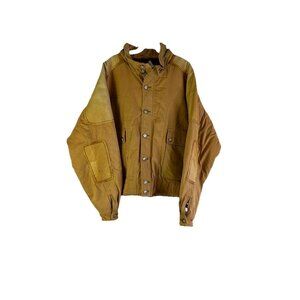 Deadstock Vintage 90s Willis&Geiger Mens Large Cotton Canvas Hunting Barn Coat